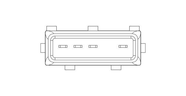 Débitmètre de masse d'air NGK 91852